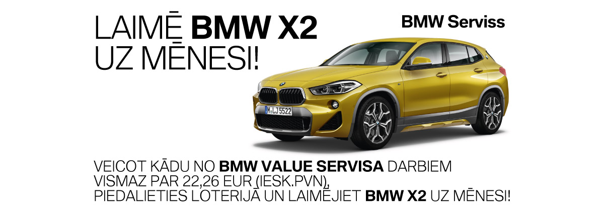 BMW Value servisa loterija