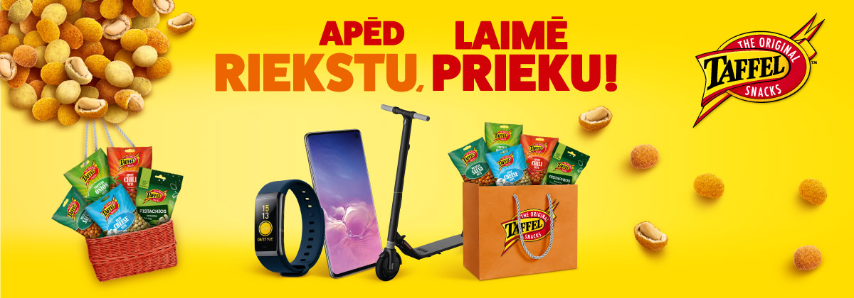 Apēd riekstu, laimē prieku!