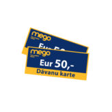 Mego dāvanu kartes 50€ vērtībā