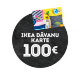 IKEA dāvanu kartes 100€ vērtībā