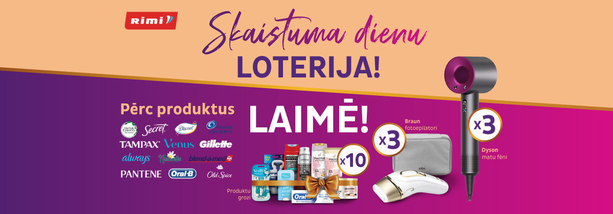 P&G dienas veikalos Rimi