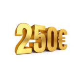 Naudas balvas 250€