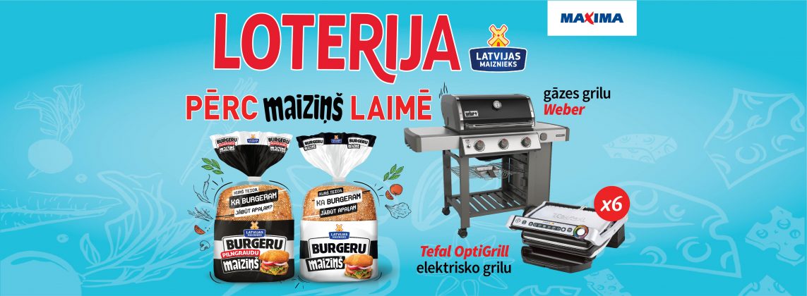 Maiziņš produktu loterija Maxima veikalos