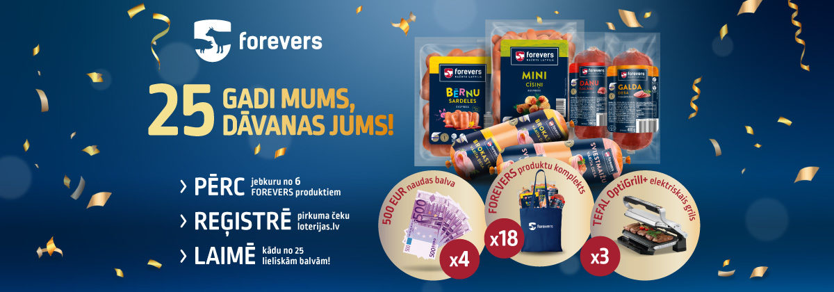 Forevers 25 gadu loterija