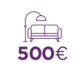 + naudas balva interjera priekšmetu iegādei 500€ vērtībā