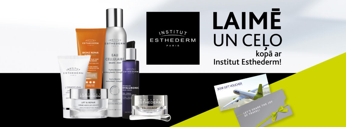 Laimē un ceļo kopā ar Institut Esthederm!