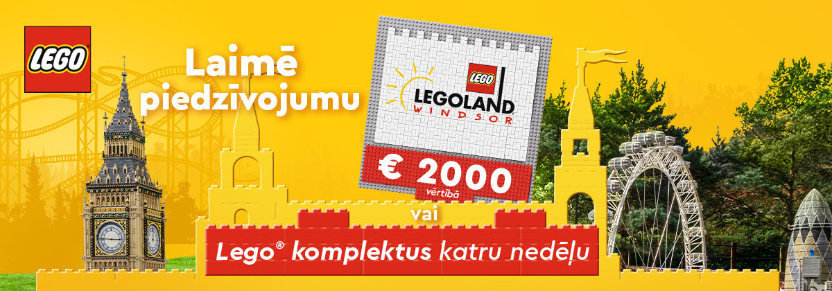 Laimē piedzīvojumu Vindzoras LEGOLAND®