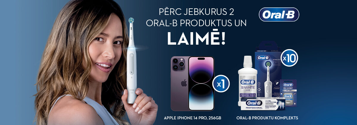 Oral-B loterija veikalos Rimi