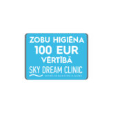 Skydream klīnikas dāvanu karte 100 EUR vērtībā