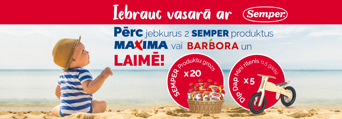 Semper loterija veikalos Maxima