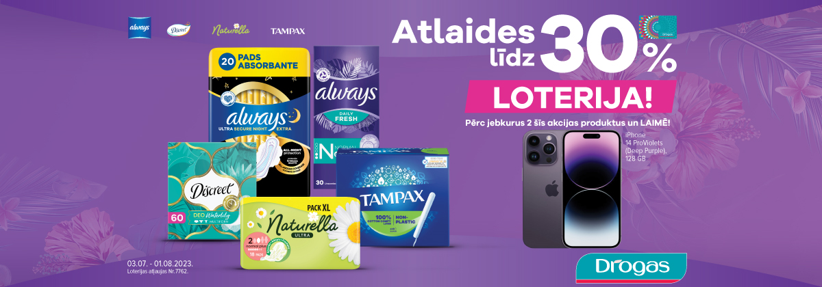 Higiēnas dienas veikalos Drogas