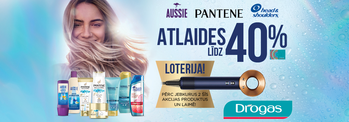 P&G matu dienu loterija veikalos Drogas