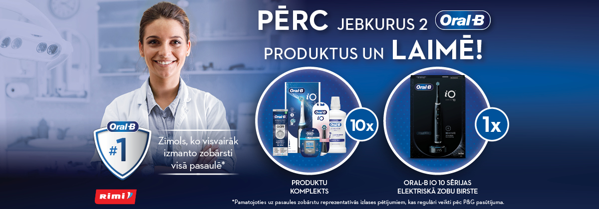 Oral-B loterija veikalos Rimi