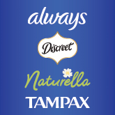 Always, Naturella, Tampax, Discreet