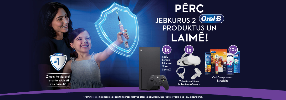 Oral-B loterija Maxima veikalos