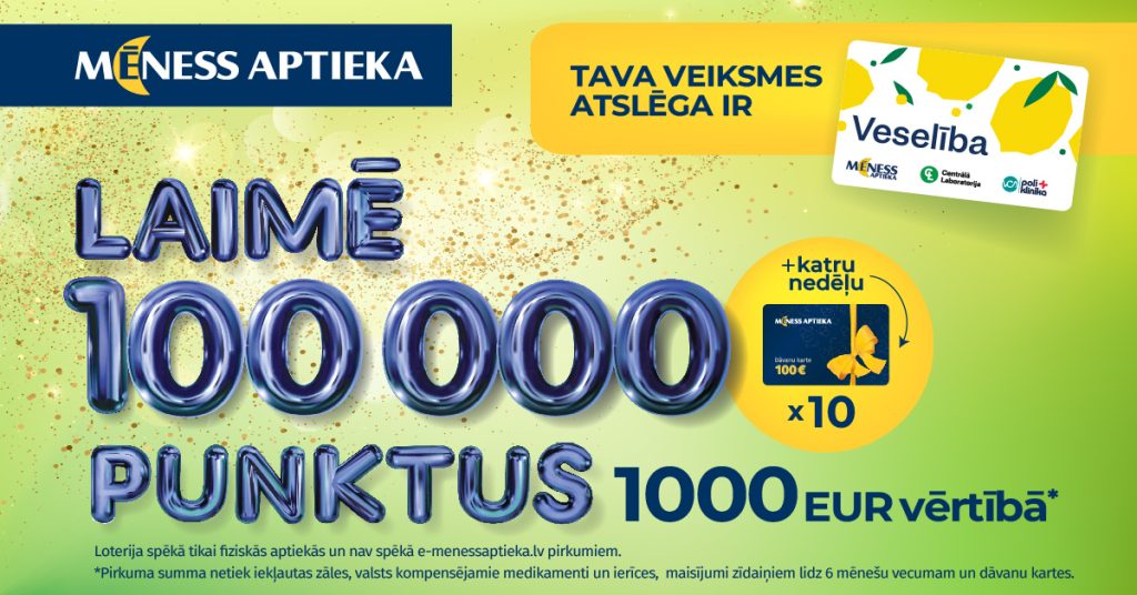 Mēness Aptieka loterija – Loterijas.lv