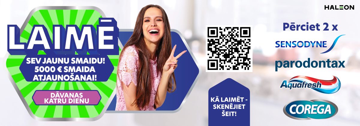 Laimē jaunu smaidu!