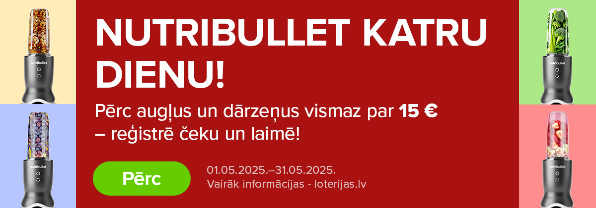 Laimē Nutribullet katru dienu