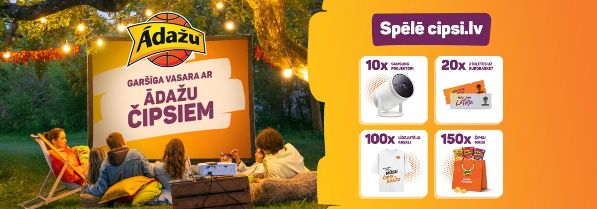 Garšīga vasara ar Ādažu čipsiem