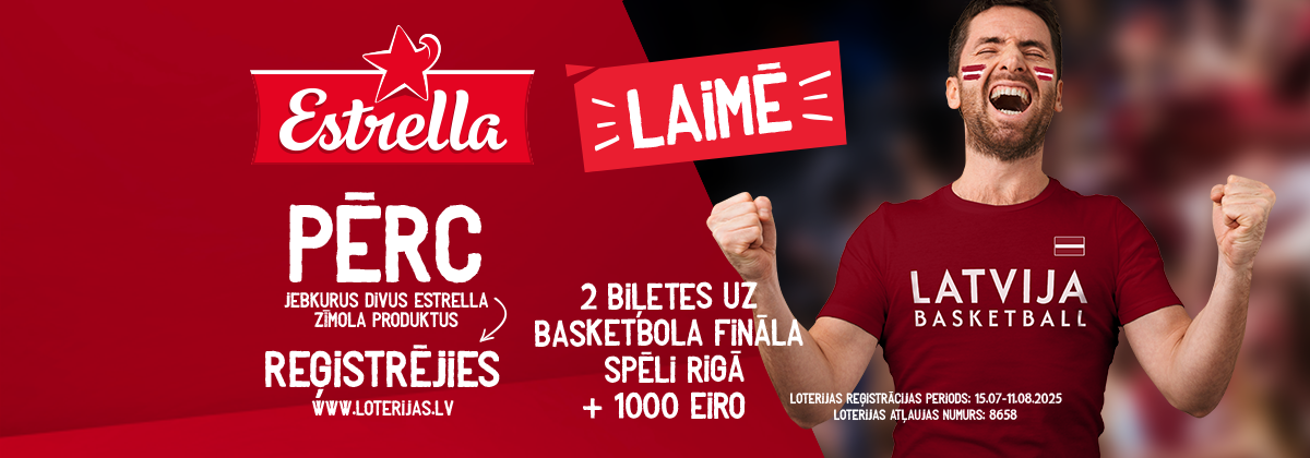 Estrella loterija Maxima veikalos