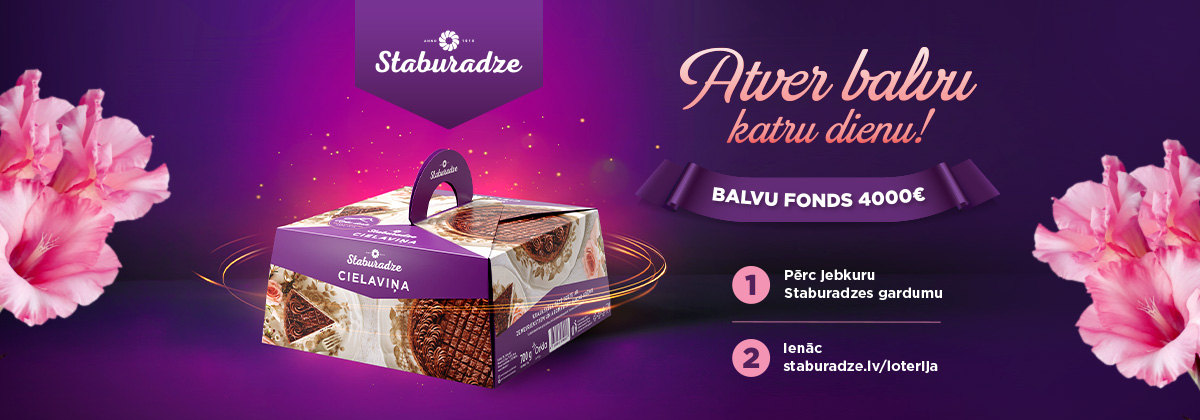 Staburadzes loterija. Atver savu balvu!
