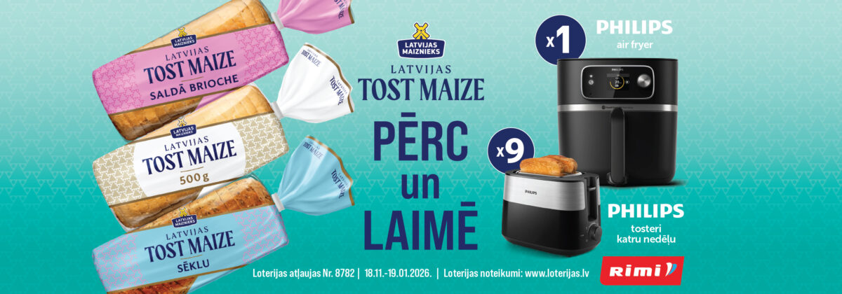 Latvijas Tost Maize loterija Rimi veikalos