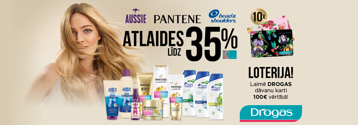 P&G matu kosmētikas dienas veikalos Drogas