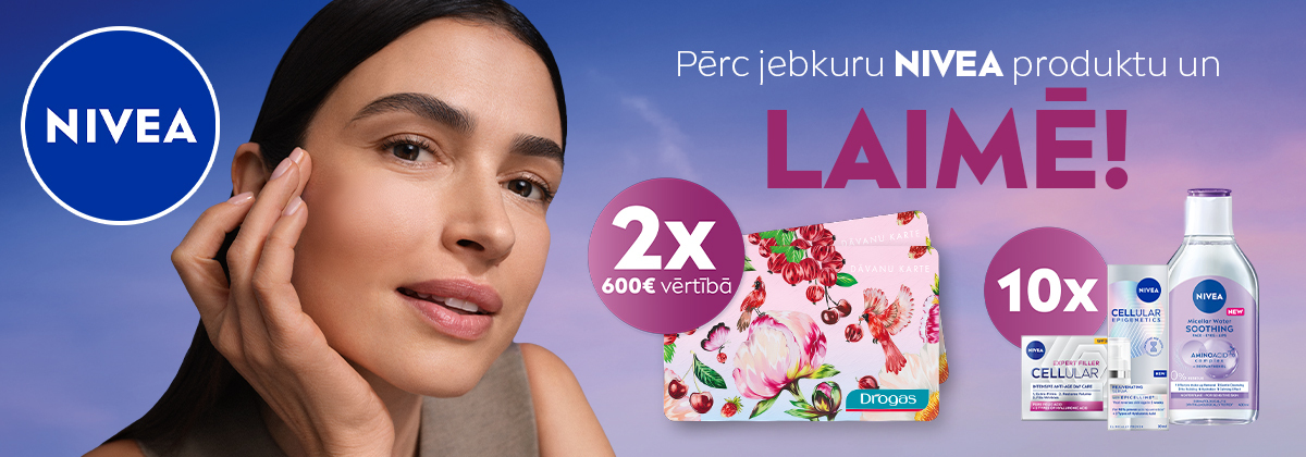 NIVEA loterija veikalos Drogas