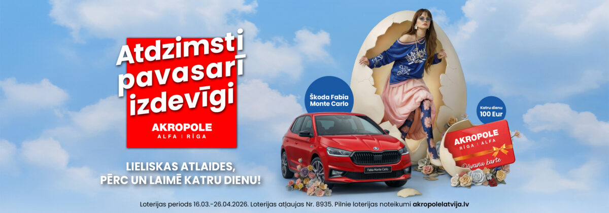 Laimē katru dienu un lielo balvu!