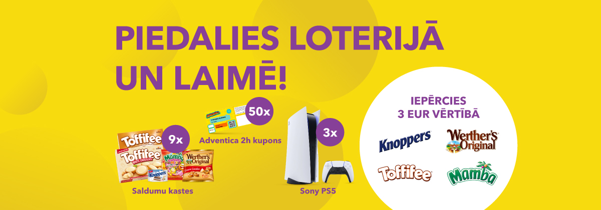 Mamba, Werther’s, Toffifee un Knoppers loterija