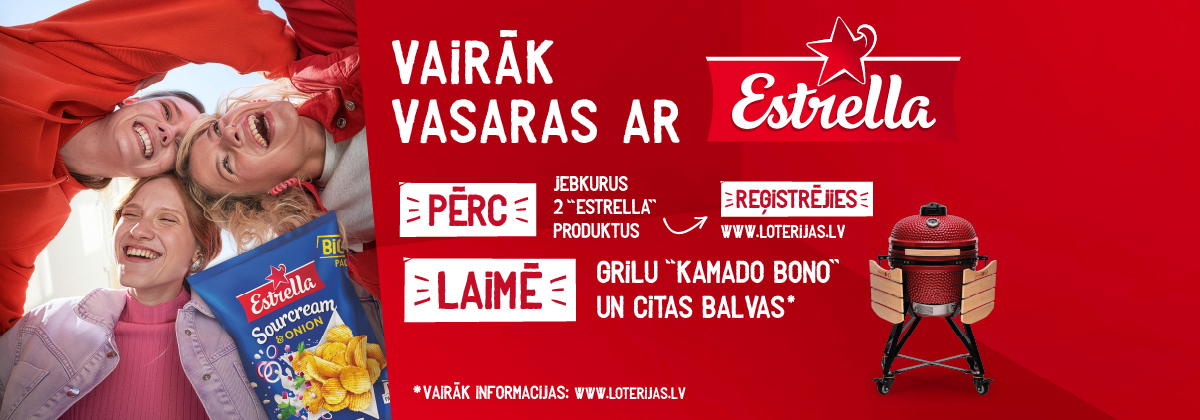 Estrella loterija Maxima veikalos