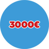 Naudas balva 3000.00 EUR vērtībā