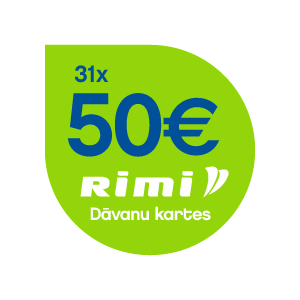 Veikala “Rimi” dāvanu karte 50.00 EUR vērtībā
