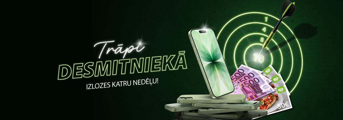 Trāpi desmitniekā
