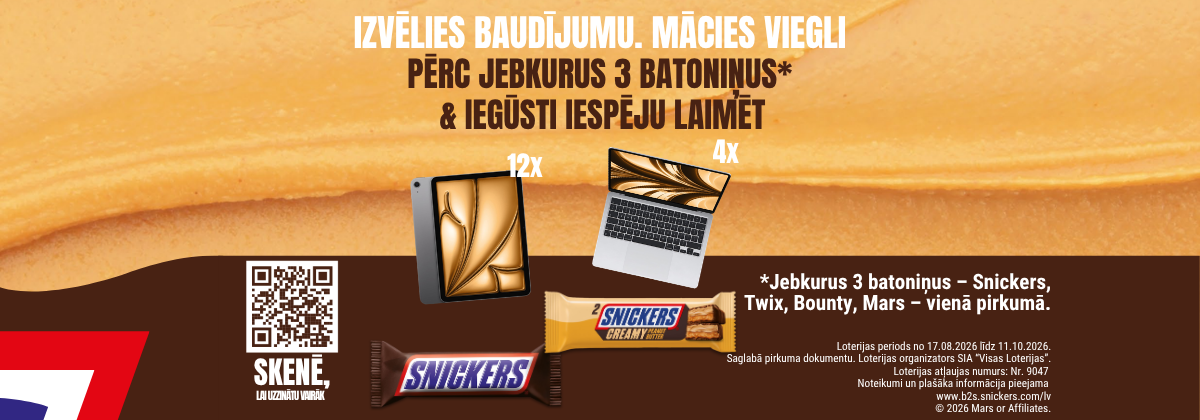 Snickers Creamy loterija